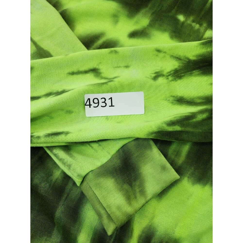 RUE 21 FAVORITE TIE DYE CROPPED SWEATSHIRT HOODIE JUNIORS XS Green Active Wear - Picture 9 of 9